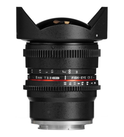 Samyang For Sony E 8mm T3.8 UMC Fish-Eye CS II Lens